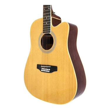 Guitarra Texana Electroacustica Segovia 12 Cdas Natural, Sgc12nt